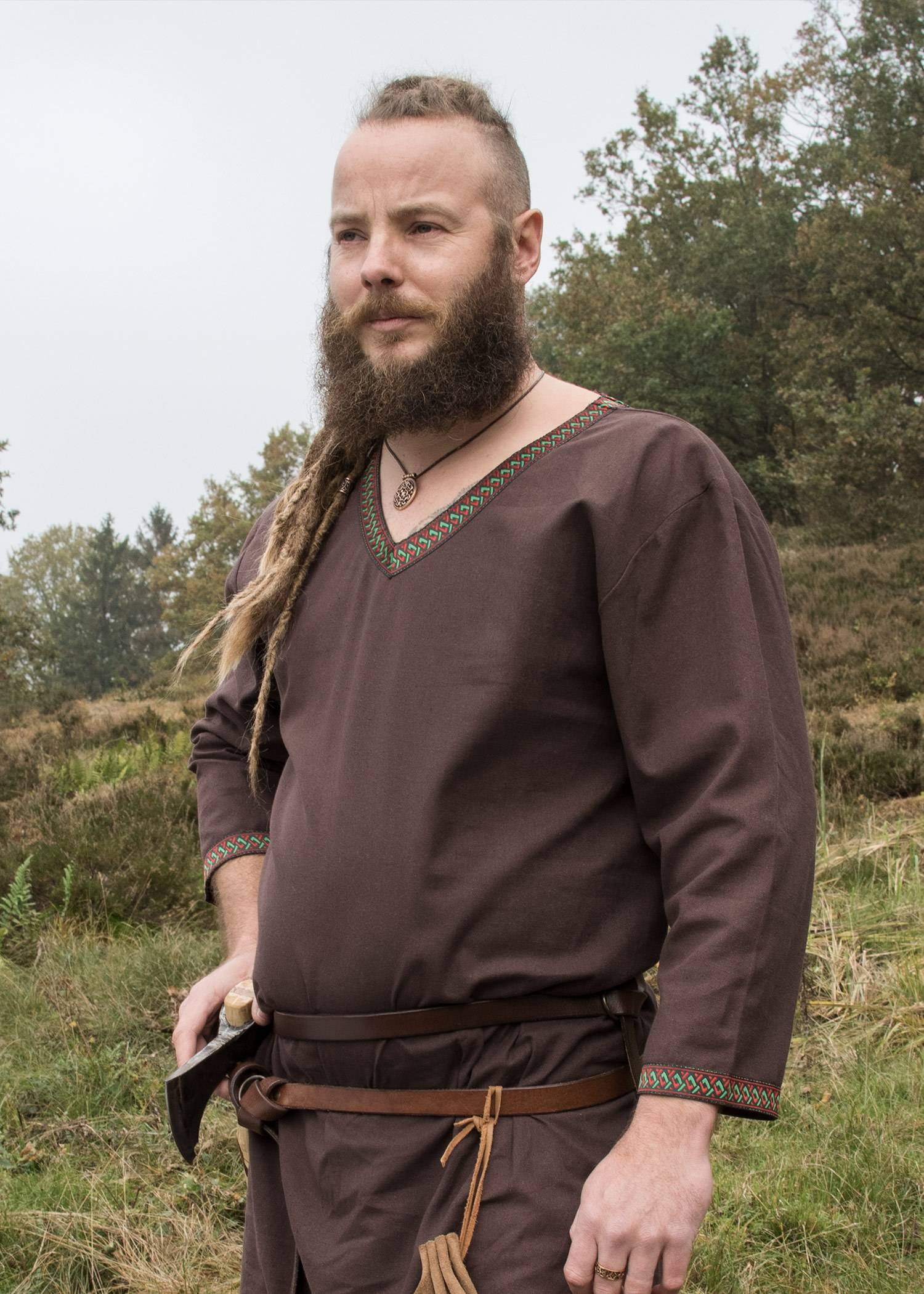 Viking Tuniek, Katoen in Bruin