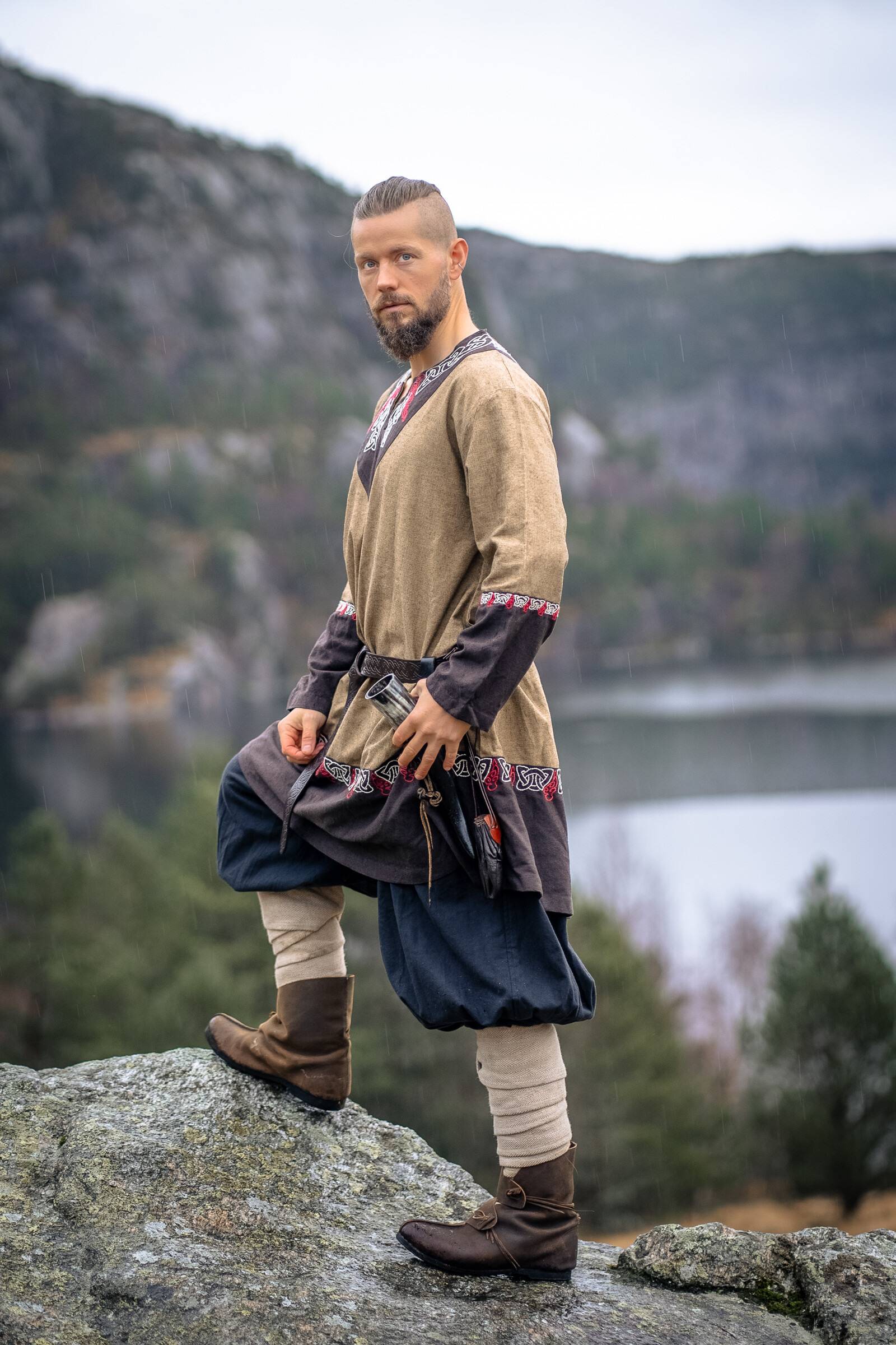 Vikingtuniek in Zandkleur