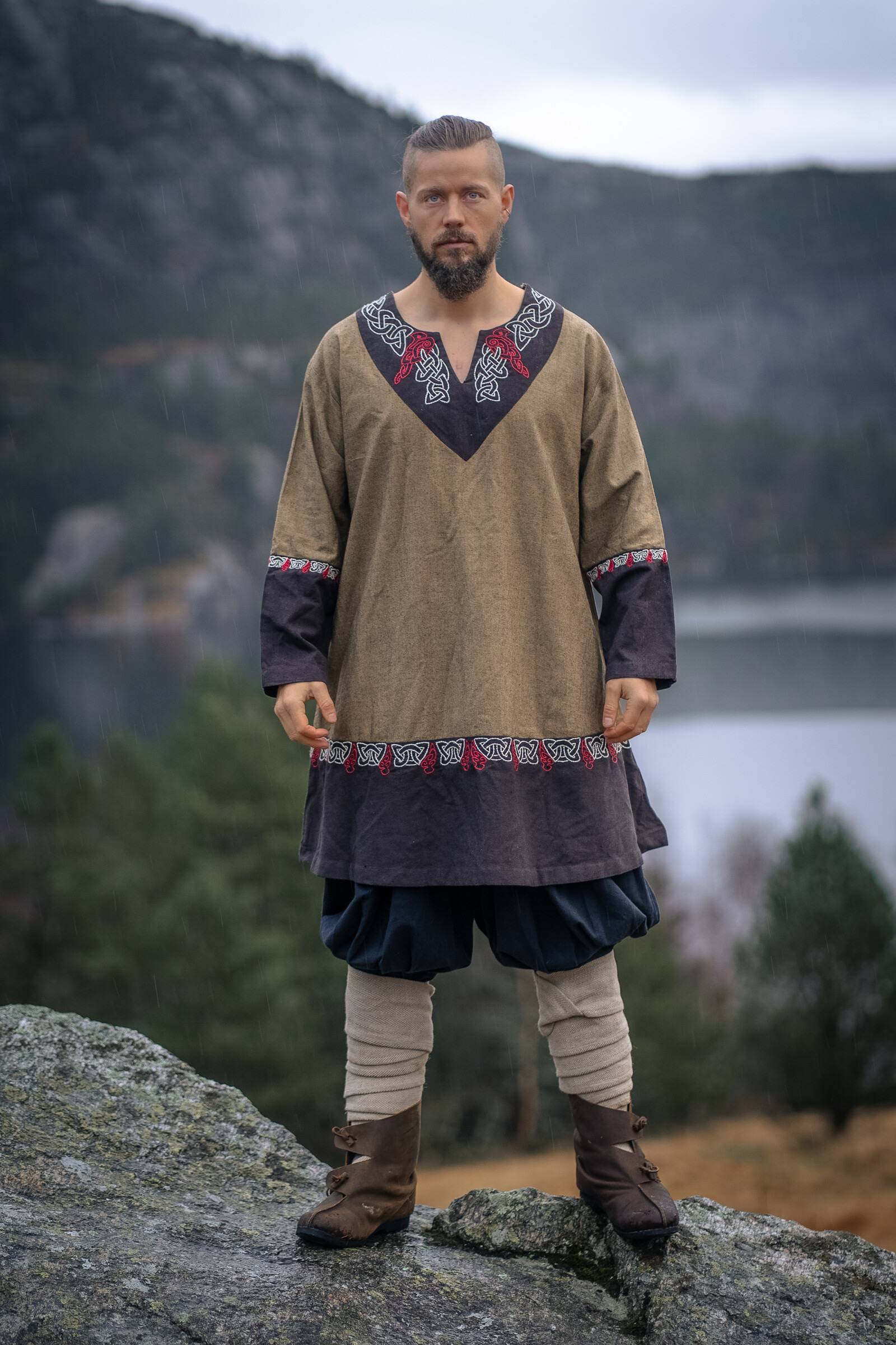 Vikingtuniek in Zandkleur