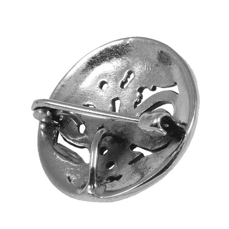 Viking Haithabu Fibula in Zilver (925er)