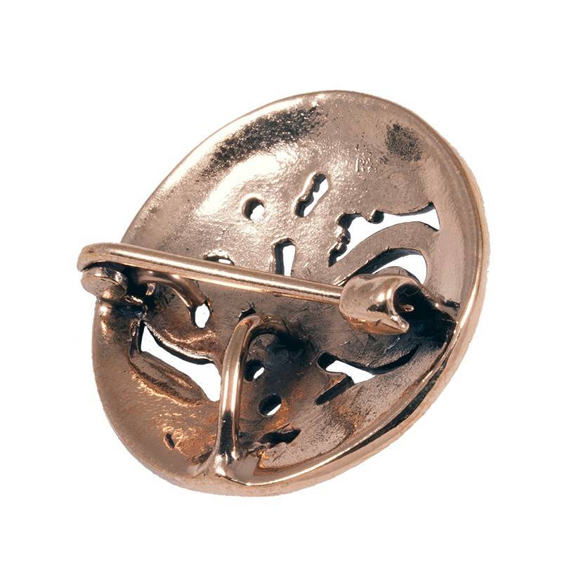 Wikinger Rundfibel Haithabu Bronze