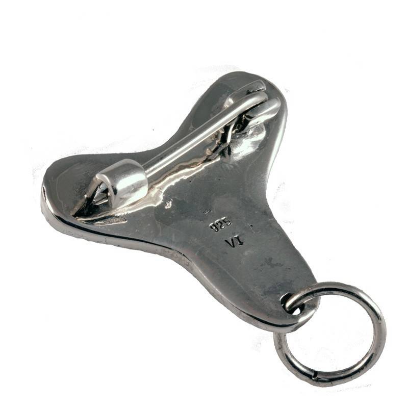 Viking Kleefblad Fibula in Brons