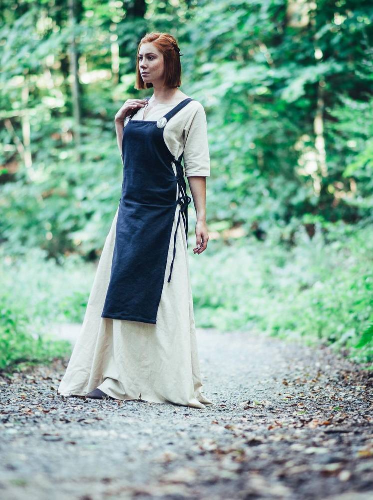 Wikinger-Überkleid in Schwartz