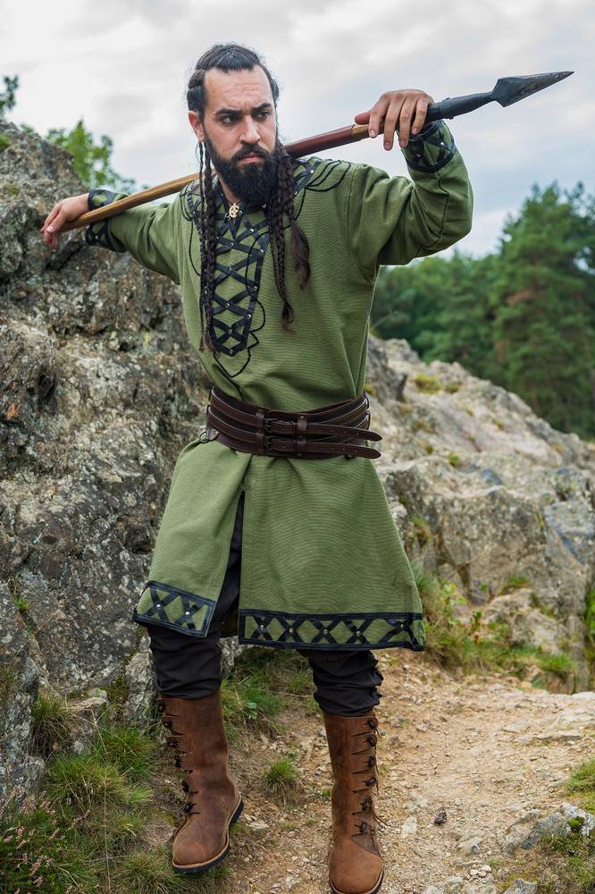 Wikinger Stiefel in Braun