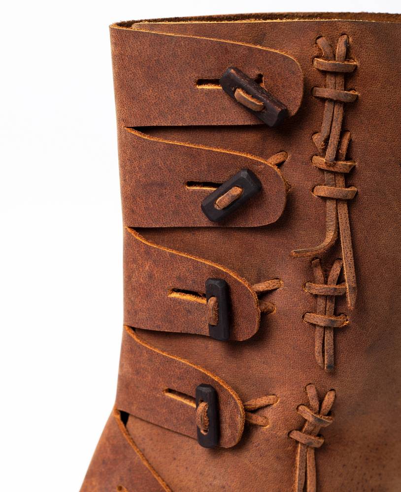 Wikinger Stiefel in Braun
