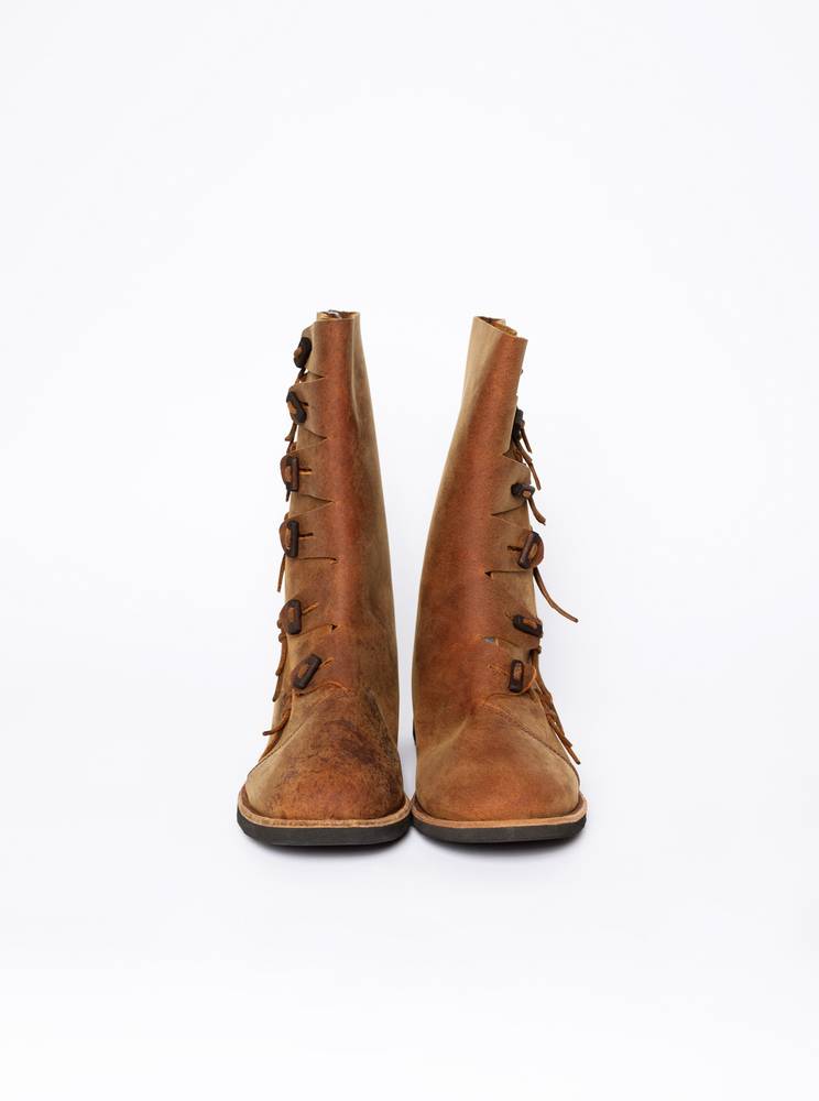 Wikinger Stiefel in Braun
