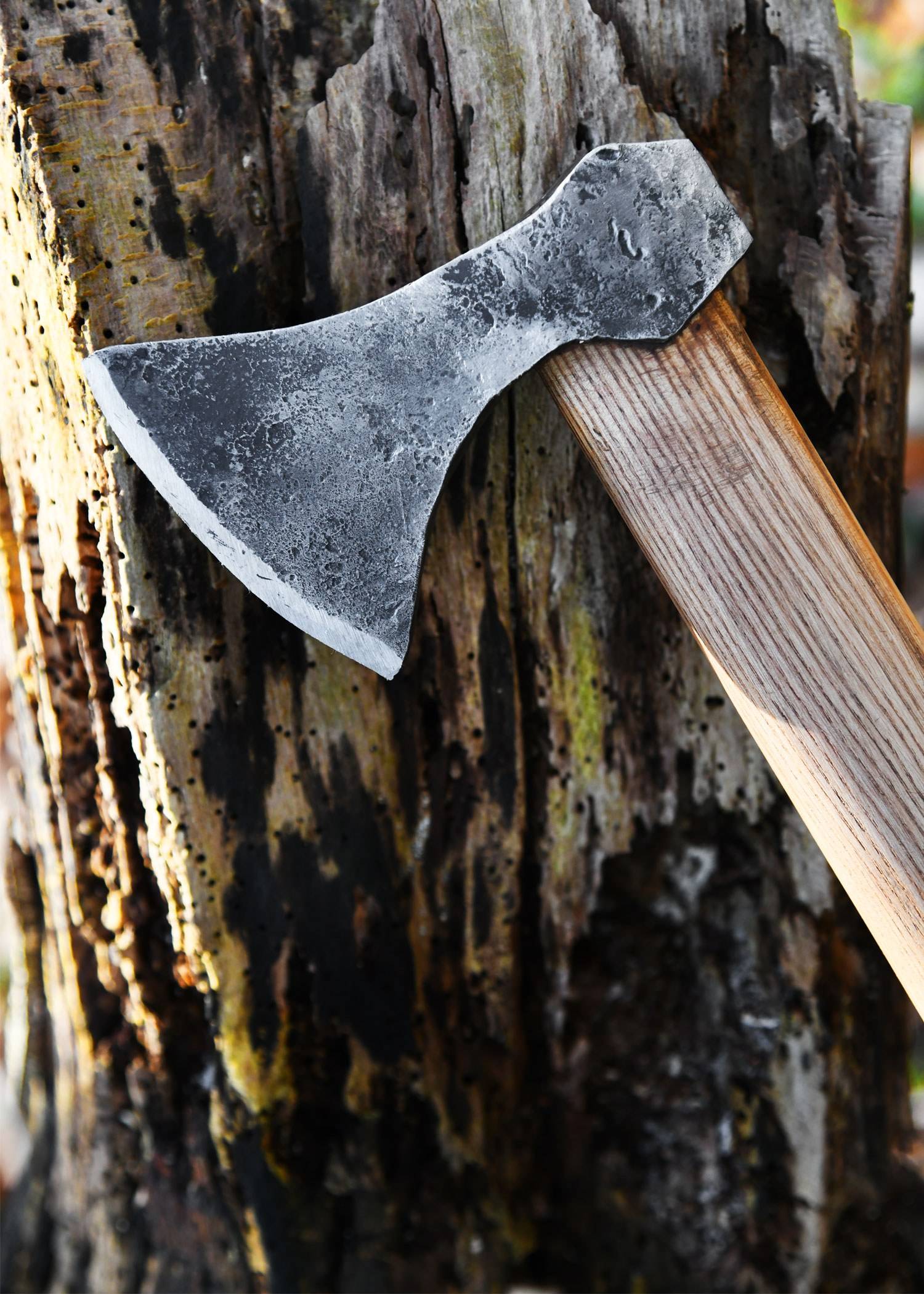 Vikingbijl van staal, handgesmeed, type G