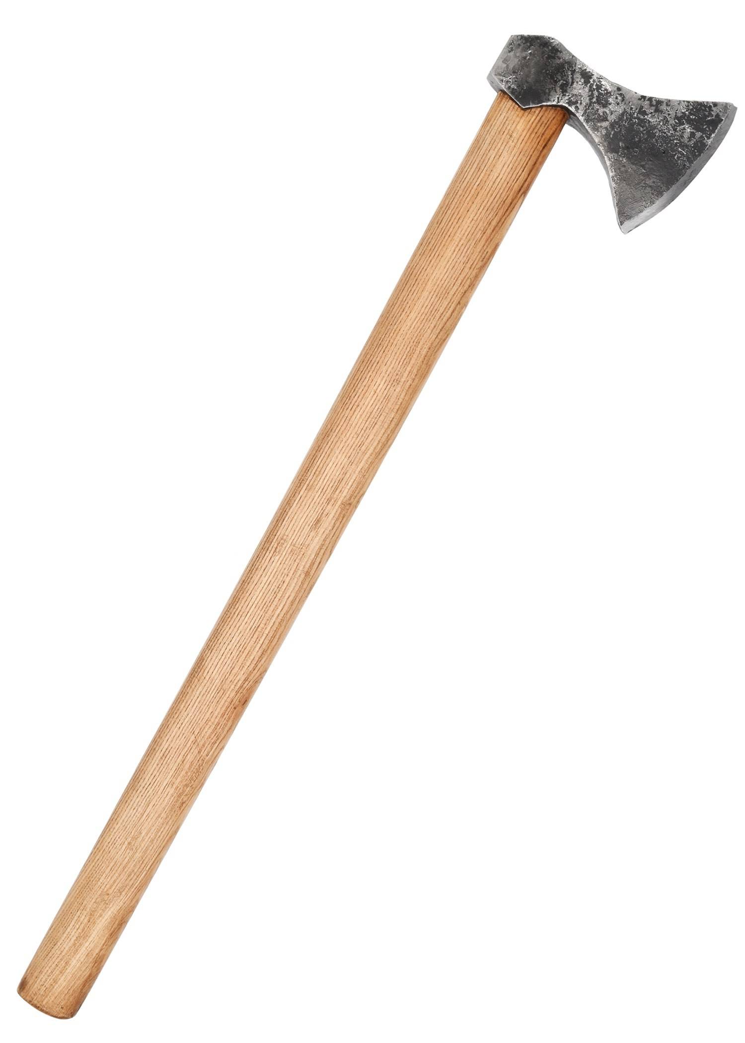 Vikingbijl van staal, handgesmeed, type G