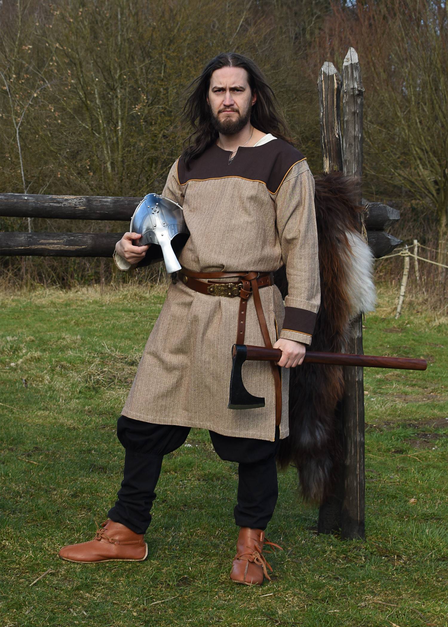 ​Wikinger Hose, Wikinger Rushose in Schwarz