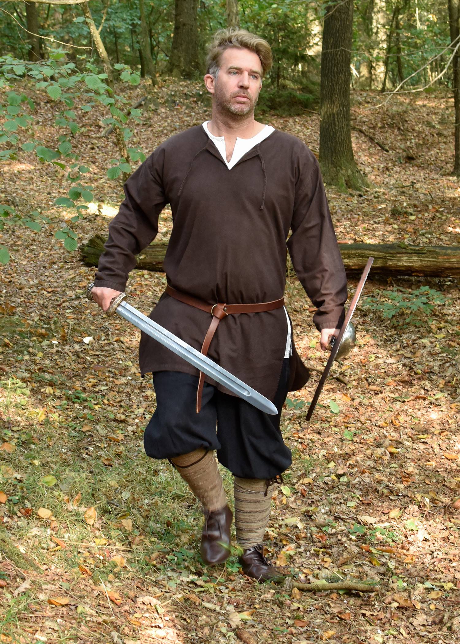 ​Wikinger Hose, Wikinger Rushose in Schwarz