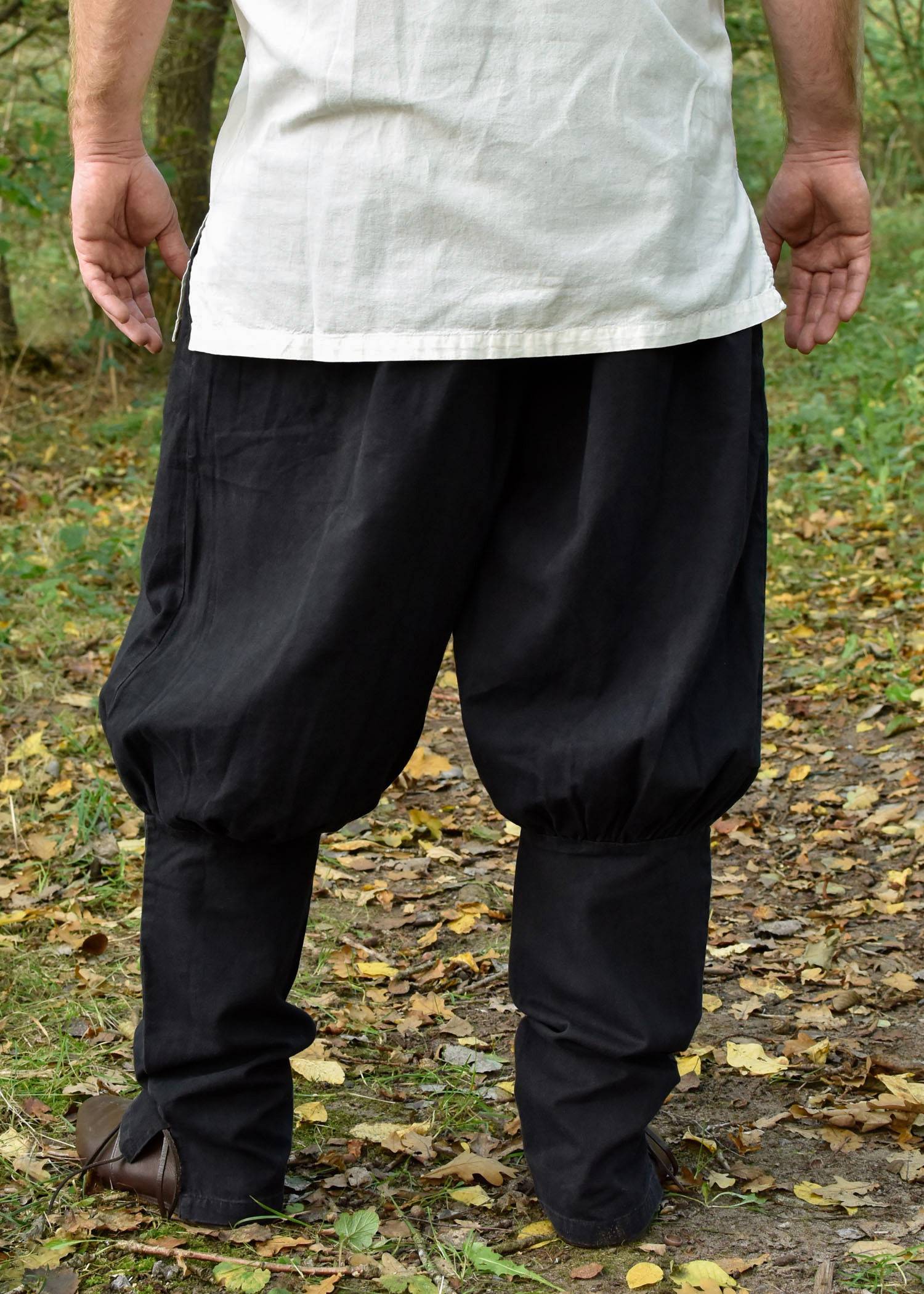 ​Wikinger Hose, Wikinger Rushose in Schwarz