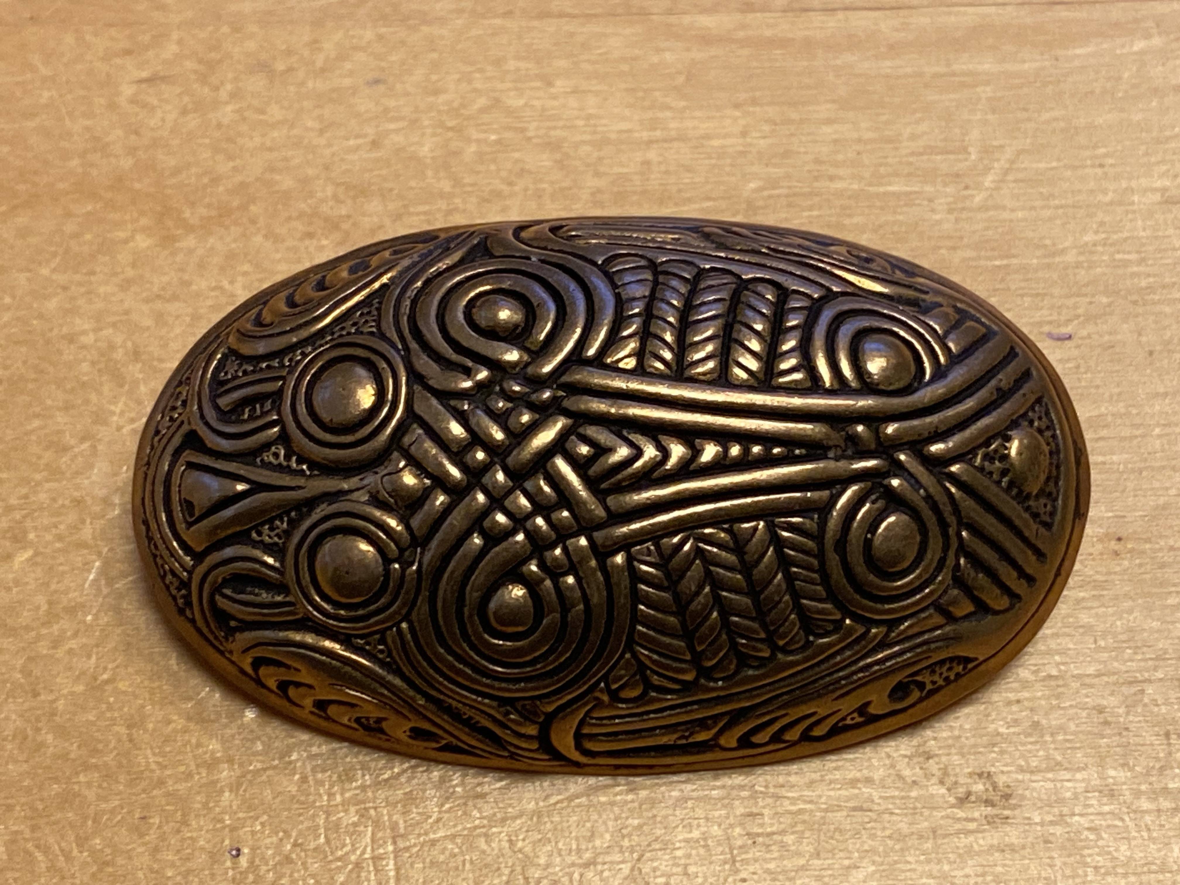 Wikinger Oval Fibel in Bronze (ausverkauf)