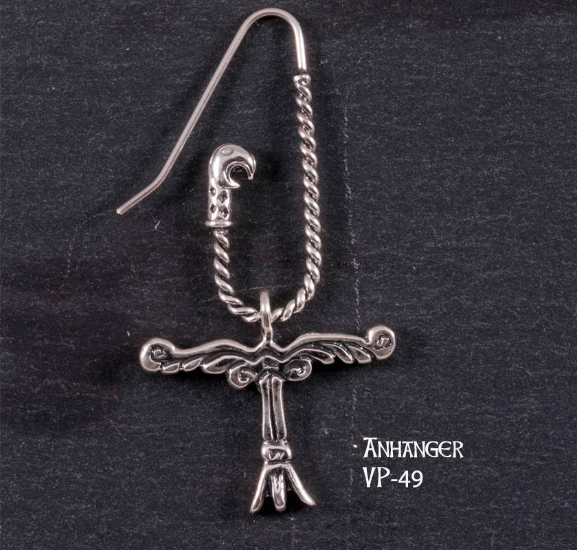 Wikinger Ohrhaken 925er Silber