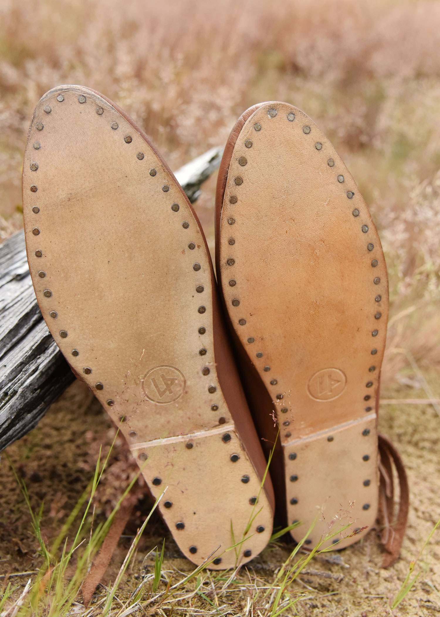 ​Frühmittelalterliche Wikingerschuhe Jorvik, braun