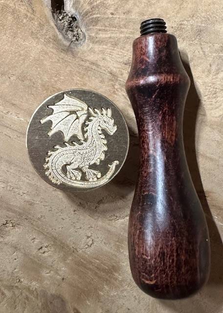​​Siegelstempel mit Drache Logo