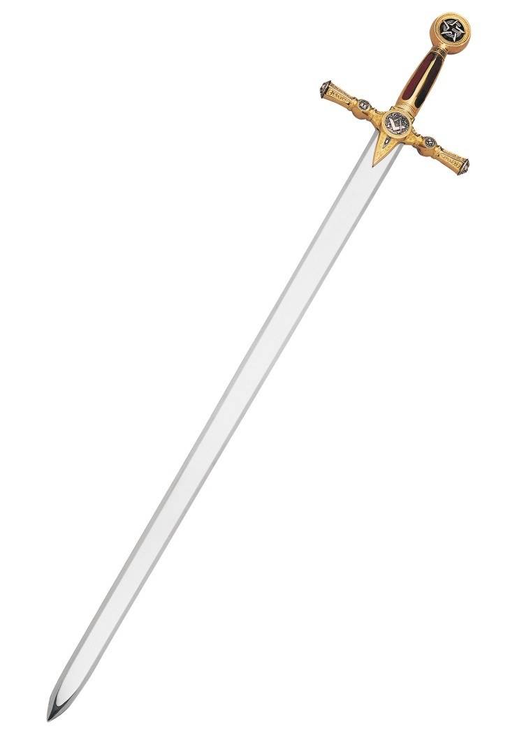Zwaard van de Vrijmetselaars, goudkleurig
