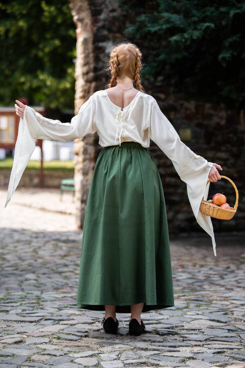 ​Middeleeuwse Dames Rok in Groen