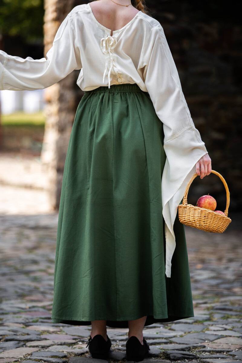 ​Middeleeuwse Dames Rok in Groen