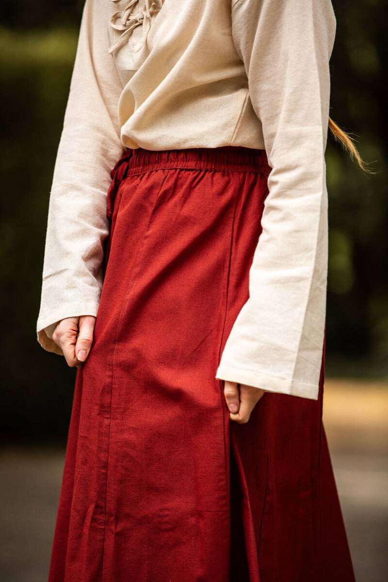 ​​Middeleeuwse Rok in Rood