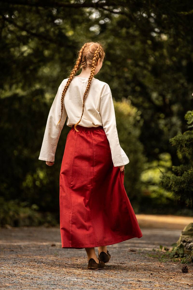 ​​Middeleeuwse Rok in Rood