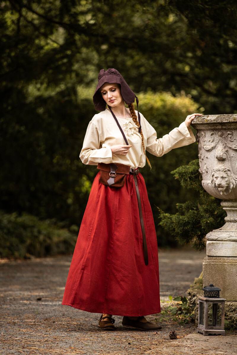 ​​Middeleeuwse Rok in Rood
